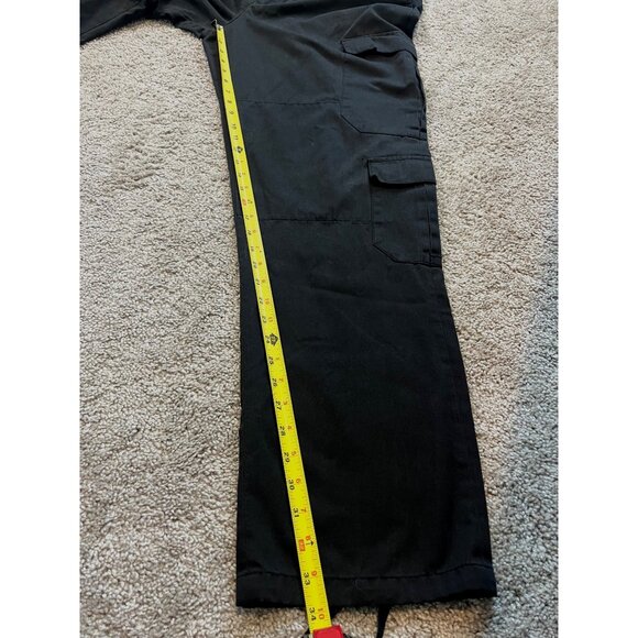 Vtg Official EMT Trouser Cargo Pants XL Long Tactical WorkWear Uniform Adj Waist - Picture 5 of 7